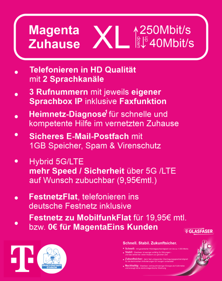 Telekom Magenta Zuhause XL 250Mbit/s